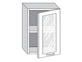 1.50.3 Шкаф настенный (h=720) на 500мм с 1-ой стекл. дверцей в Чесме - chesma.magazinmebel.ru | фото