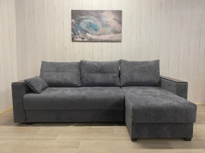 Диван Комфорт-3 ПБ+МДФ Тик-Так велюр Sensey steel grey в Чесме - chesma.magazinmebel.ru | фото