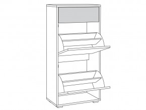 Комод для обуви 13.114 Куба в Чесме - chesma.magazinmebel.ru | фото - изображение 2