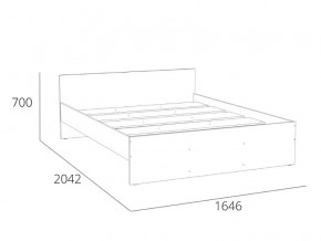 Кровать 1600 НМ 011.53 Симпл Белый Фасадный в Чесме - chesma.magazinmebel.ru | фото - изображение 4