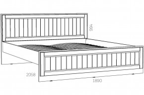 Кровать 1800 Оливия НМ 040.34-03 Х в Чесме - chesma.magazinmebel.ru | фото - изображение 2