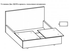 Кровать Феодосия норма 180 с механизмом подъема и дном ЛДСП в Чесме - chesma.magazinmebel.ru | фото - изображение 5