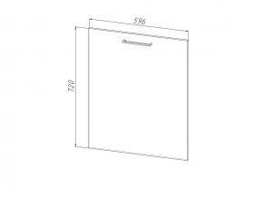 П 60 Комплект для посудомоечной машины 600 мм (цоколь + фасад) ЛДСП в Чесме - chesma.magazinmebel.ru | фото