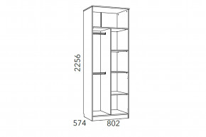 Шкаф для одежды Фанк НМ 014.07 М в Чесме - chesma.magazinmebel.ru | фото - изображение 3