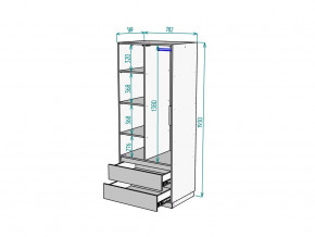 Шкаф Malta light H297 Белый в Чесме - chesma.magazinmebel.ru | фото - изображение 2