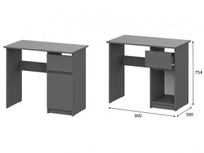 Стол письменный 900 Денвер Графит серый в Чесме - chesma.magazinmebel.ru | фото