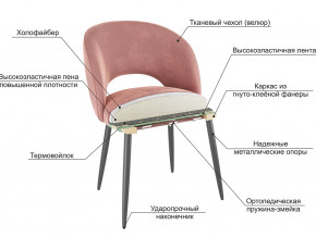 Стул Моли велюр синий в Чесме - chesma.magazinmebel.ru | фото - изображение 2