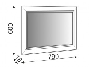 Зеркало Саванна М07 в Чесме - chesma.magazinmebel.ru | фото - изображение 2